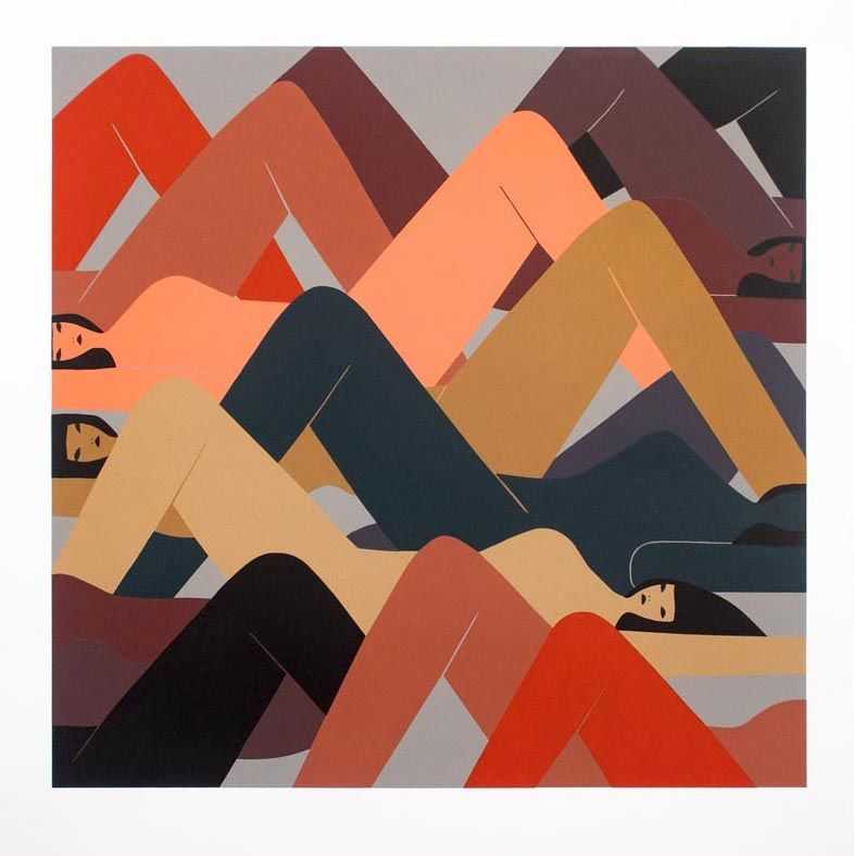 Laura Berger, ‘As Mountains’, 19-03-2020, Print, 11-Color Screen Print Print Screen Print on 290gsm Coventry Rag Fine Art Paper, 1xRUN, Numbered