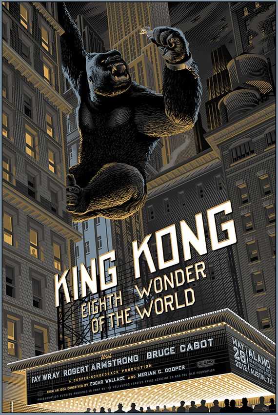 Laurent Durieux, ‘King Kong’, 2012, Print, Screen Print, Mondo, 