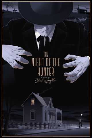 Laurent Durieux, ‘The Night Of The Hunter’, 2021, Print, Screen Print, Mad Duck Posters, 