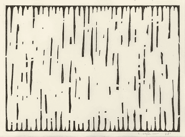 Lee Ufan, ‘Relatum H’, 1978, Print, Woodcut on paper, null, 
