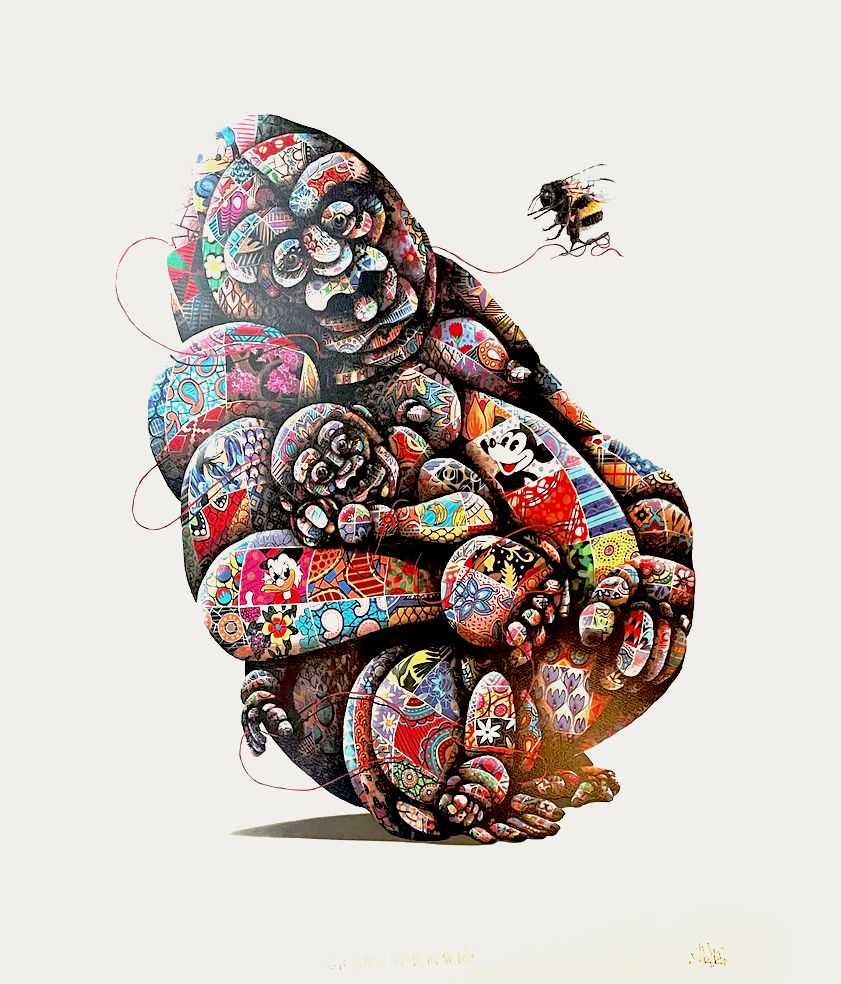 Louis Masai, ‘We're Stuffed (Gorillas in the Mist)’, 2021, Print, 23 Colour Screen Print on 330gsm Somerset Paper, Graffiti Prints, Numbered