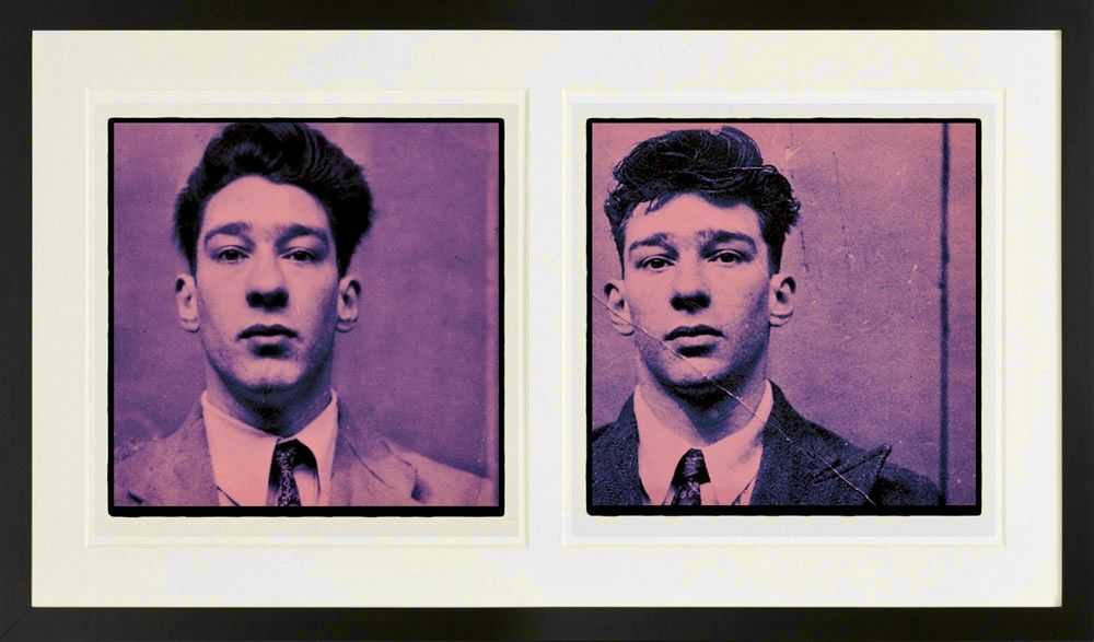Louis Sidoli, ‘The Krays (Diptych)’, 2012, Print, Giclee on paper, Castle Fine Art, Numbered, Framed