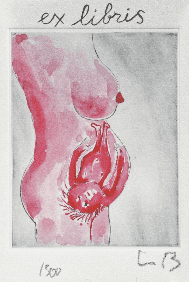 Louise Bourgeois, ‘Ex Libris’, 2005, Print, Offset lithographic bookplate printed in colours on wove paper, null, Numbered