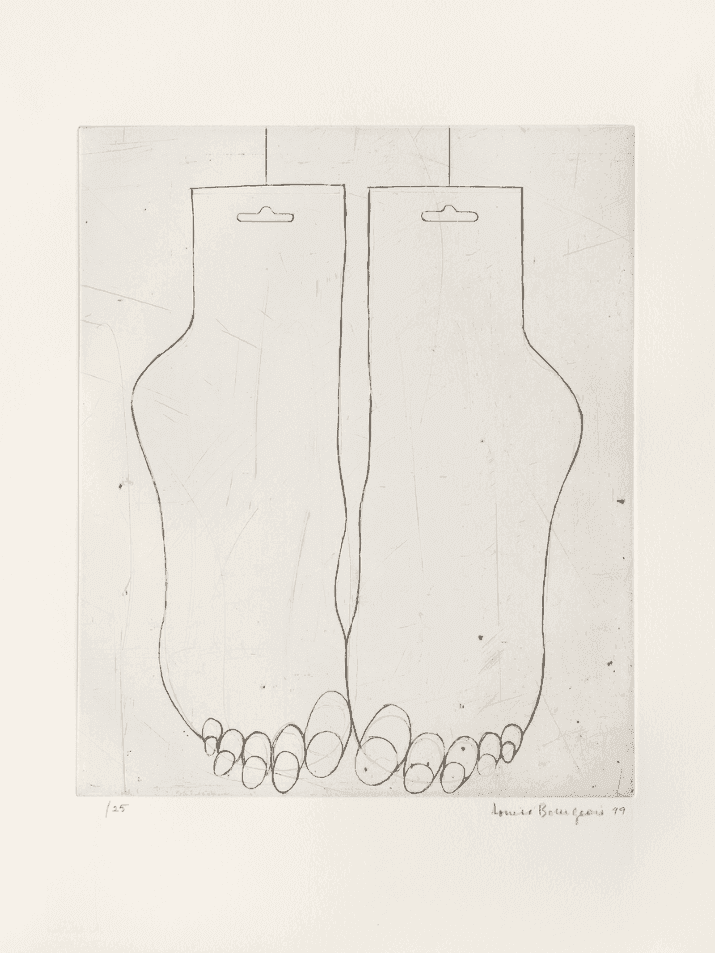 Louise Bourgeois, ‘Feet’, 1999, Print, Etching, null, Numbered, Dated