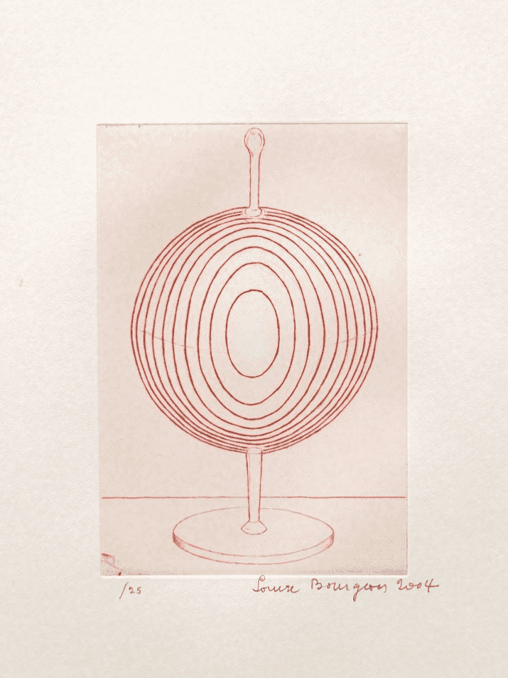 Louise Bourgeois, ‘Glass Object’, 2004, Print, Drypoint on paper, null, Numbered, Dated