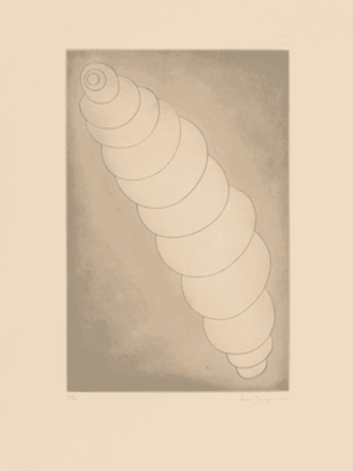 Louise Bourgeois, ‘Progression’, 1990, Print, Engraving, with selective wiping, and chine collé, null, Numbered
