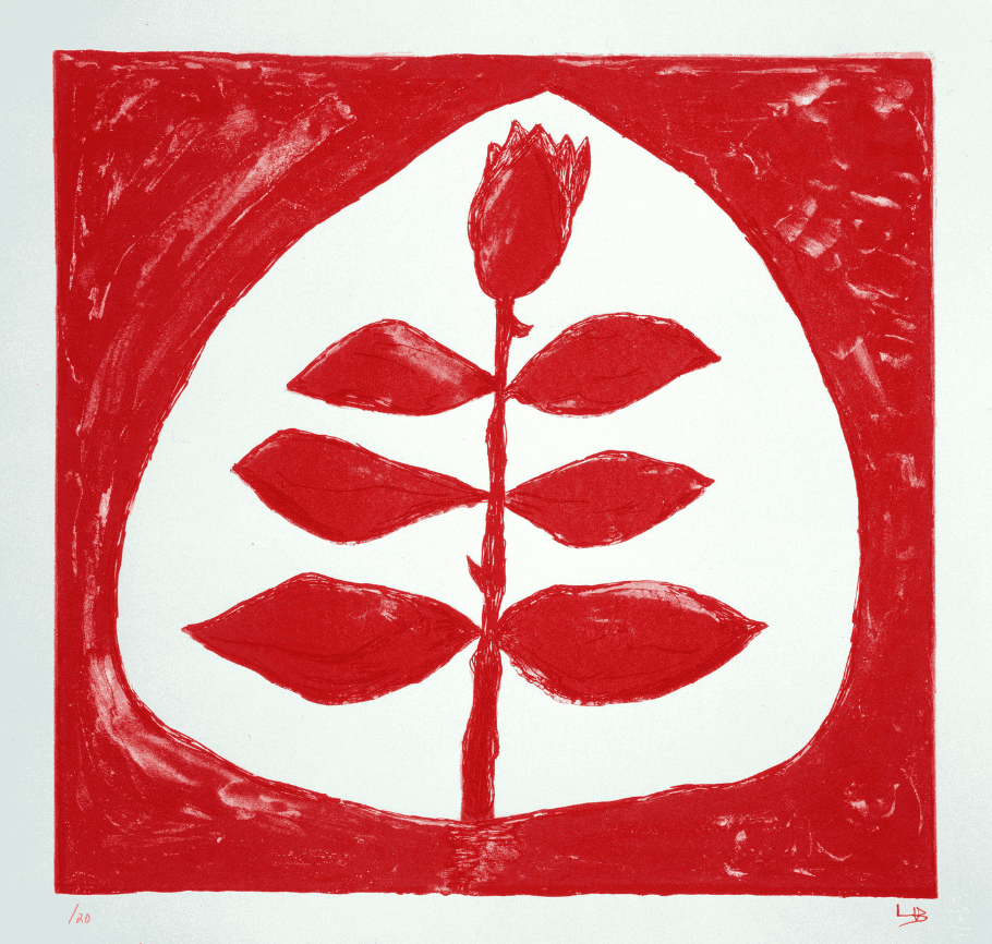 Louise Bourgeois, ‘Rose’, 2002, Print, Color lithograph on paper, null, Numbered