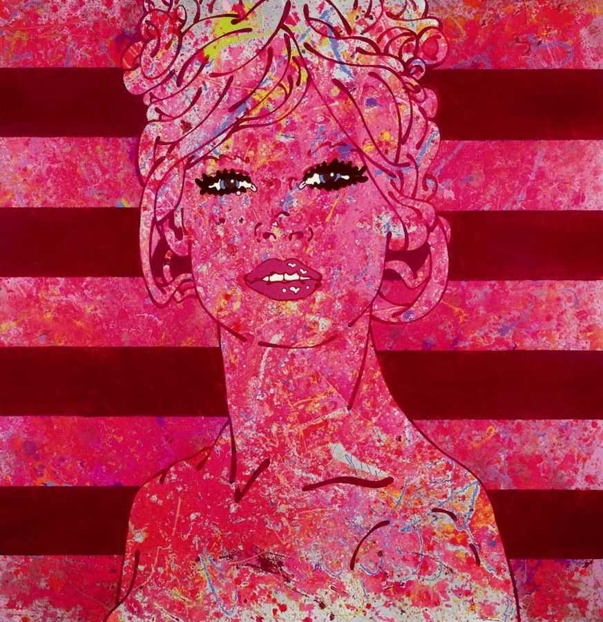 Louise Dear, ‘Kiss Me (blush)’, 2012, Print, Giclee On Canvas, Castle Fine Art, Numbered