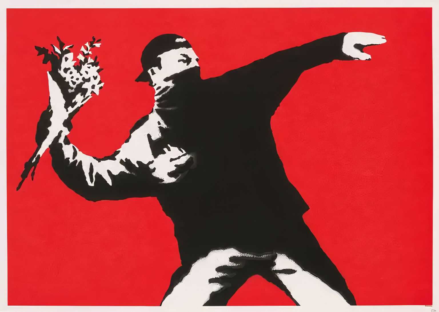 Banksy, Love Is In The Air (2003)