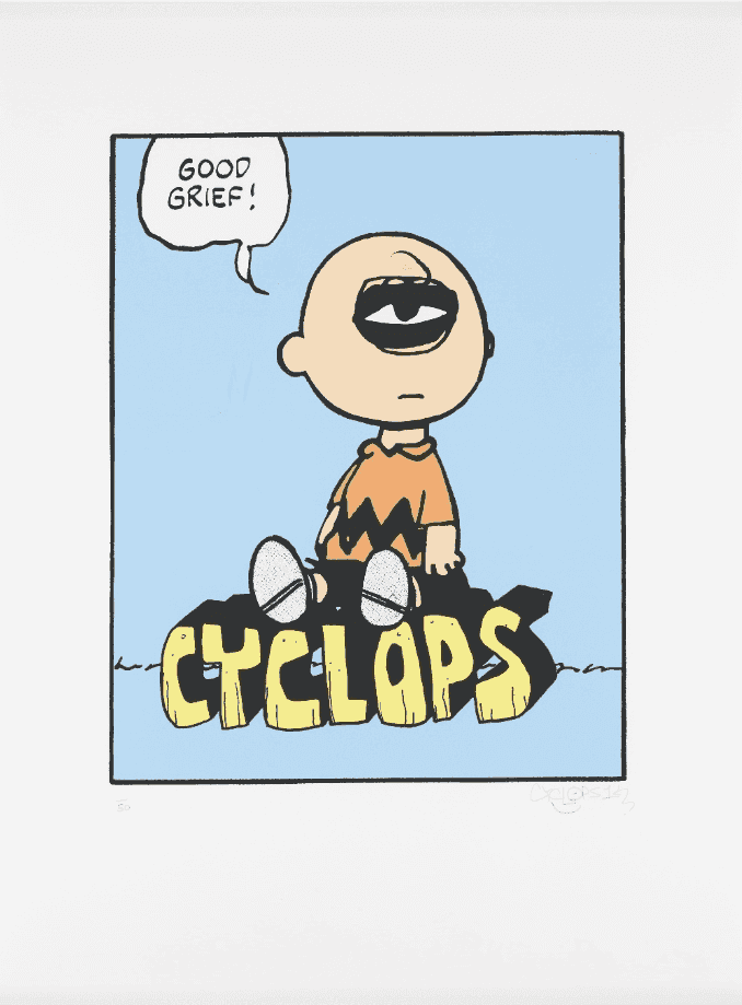 Lucas Price (Cyclops), ‘Charlie Brown (Blue)’, 2012, Print, Screen Print, Jealous Gallery, 