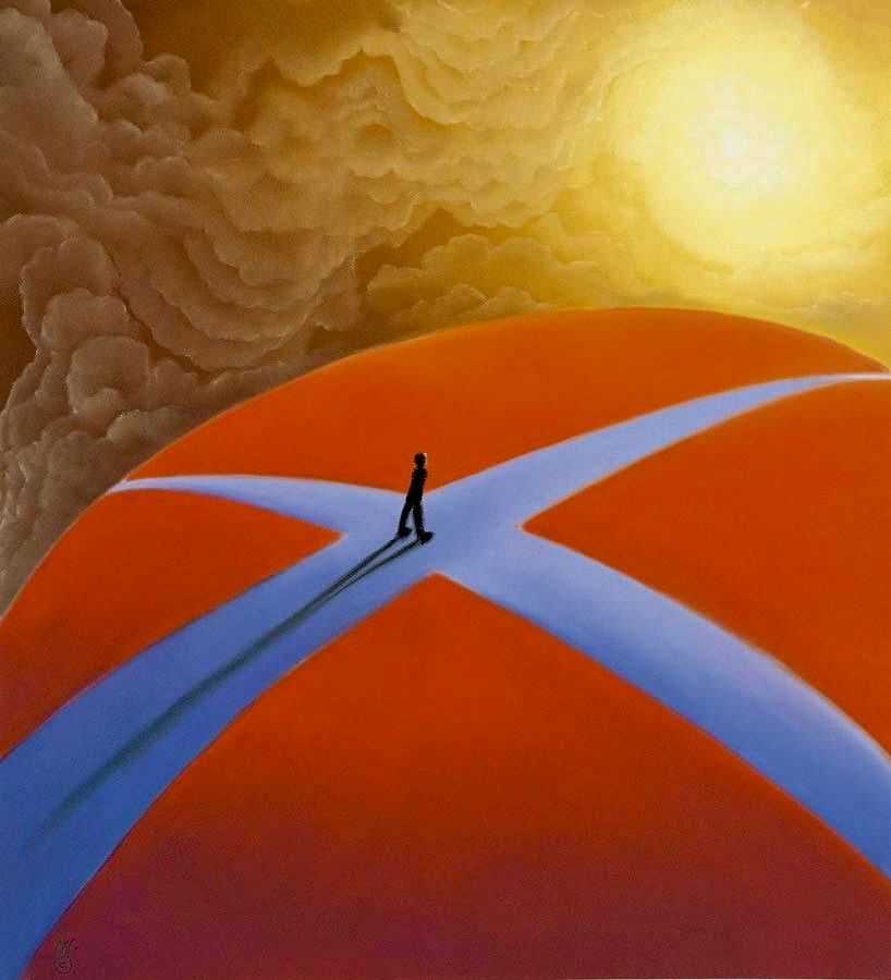 Mackenzie Thorpe, ‘A Crossroads’, 2015, Print, Lithograph print, Castle Fine Art, Numbered