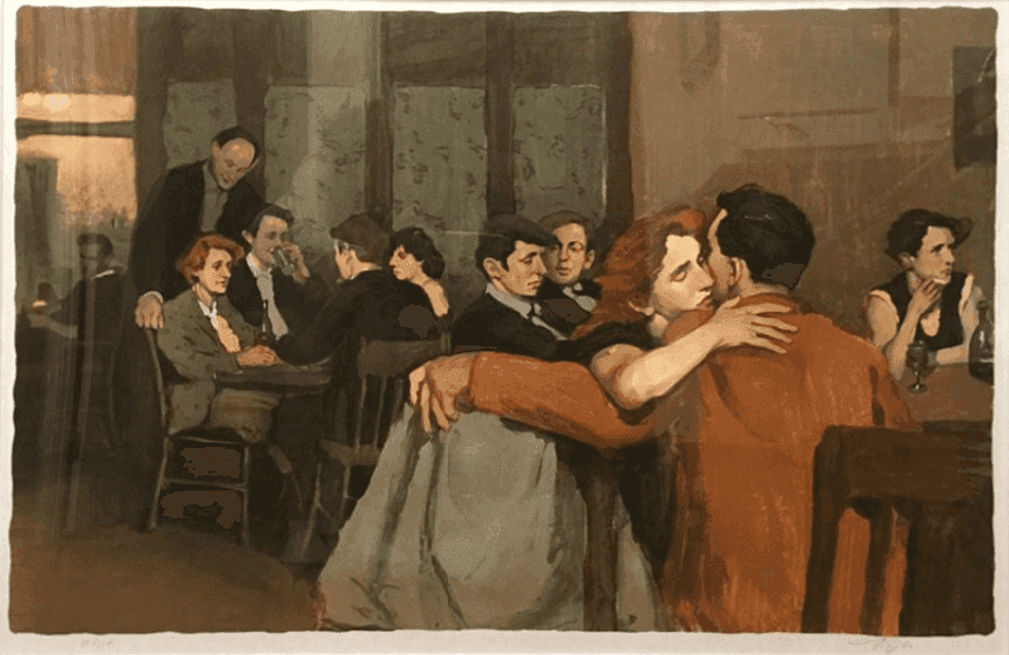 Malcolm T. Liepke, ‘Embrace’, 1995, Print, Lithograph, null, Numbered
