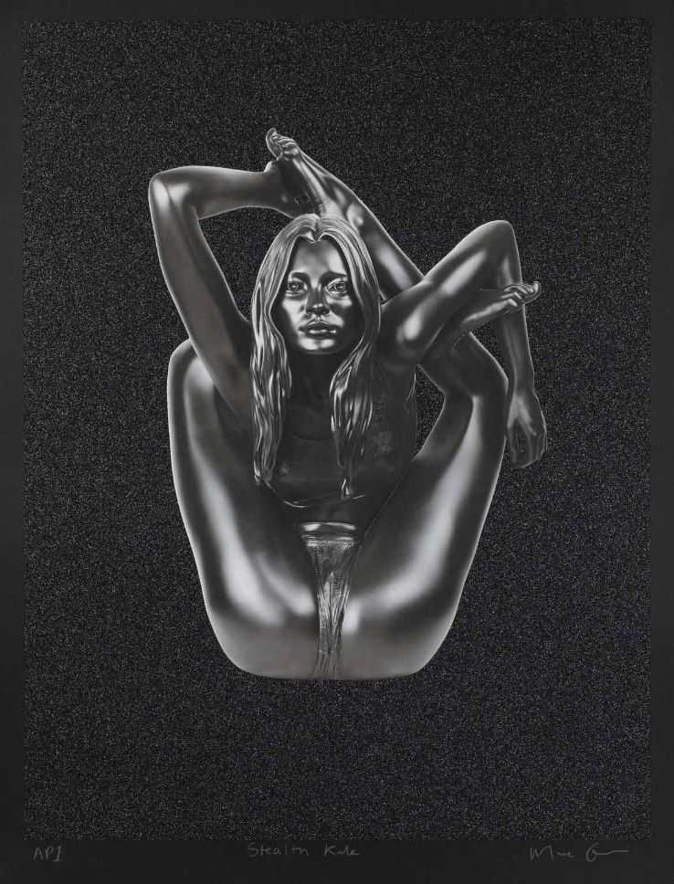 Marc Quinn, ‘Stealth Kate’, 11-07-2013, Print, Digital print with silkscreen glaze and diamond dust, Manifold Editions, Numbered
