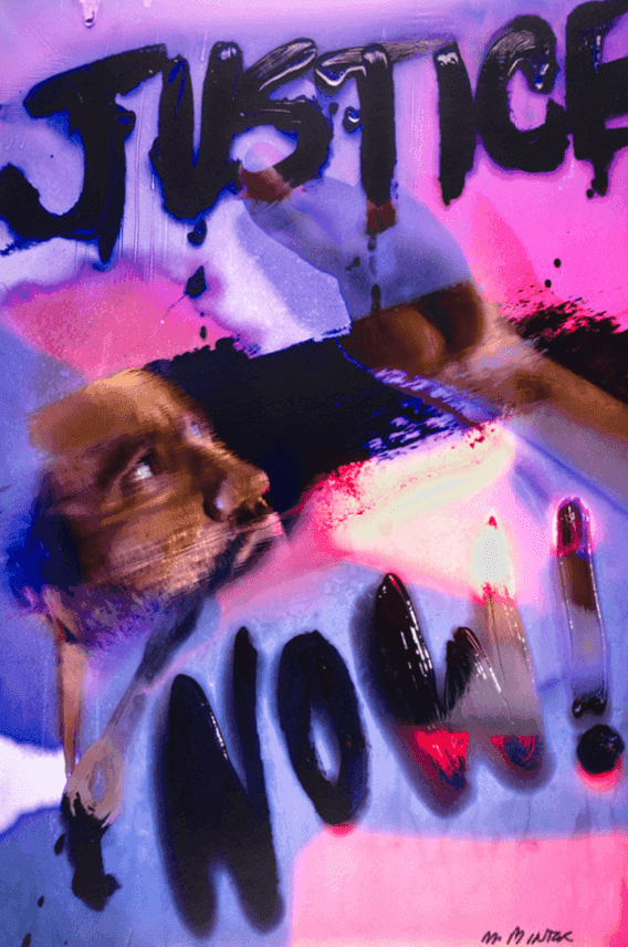Marilyn Minter, ‘Justice Now!’, 2020, Print, Archival pigment print on Hahnemuhle photo rag pearl, null, 