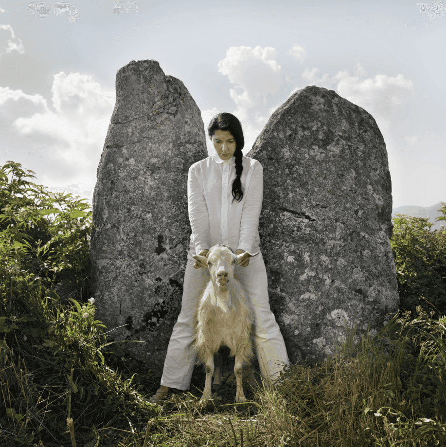 Marina Abramovic, ‘Holding the Goat’, 2010, Photography, Fine art pigment print, null, 