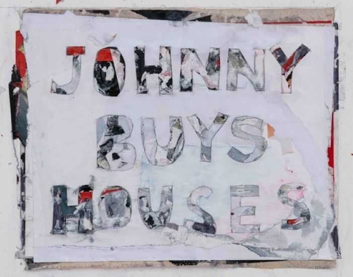 Mark Bradford, ‘Johnny Buys Houses, (2025) Texte zur Kunst’, 2025, Print, Ditone print on Hahnemühle Photo Rag 308 g/m², null, Numbered