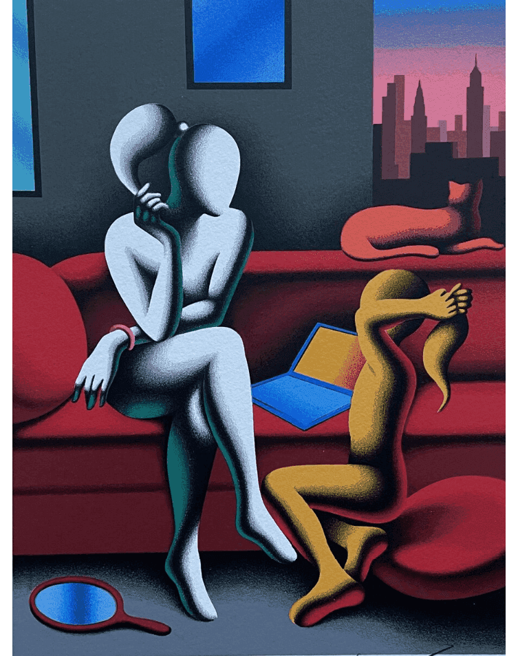 Mark Kostabi, ‘Life Lesson’, 2021, Print, Serigraph, null, Numbered