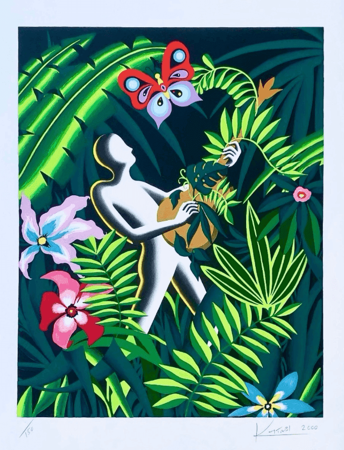 Mark Kostabi, ‘Music of The Forest’, 2000, Print, Litho-serigraphy, Guastalla - Graphis Arte, Numbered