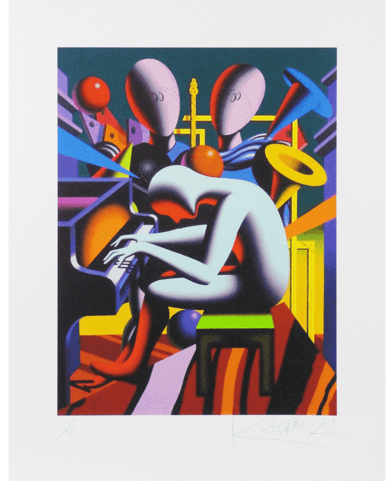 Mark Kostabi, ‘Relevant Tones’, 2019, Print, Giclée, null, Numbered