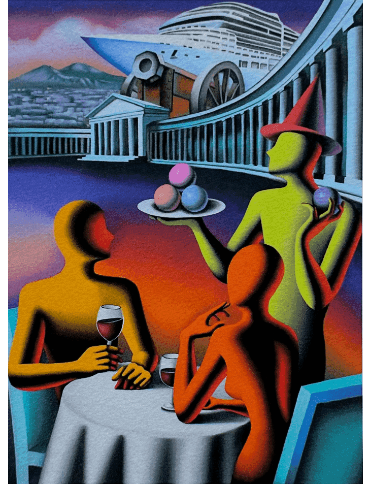 Mark Kostabi, ‘The Good Life’, 2020, Print, Giclèe, null, Numbered