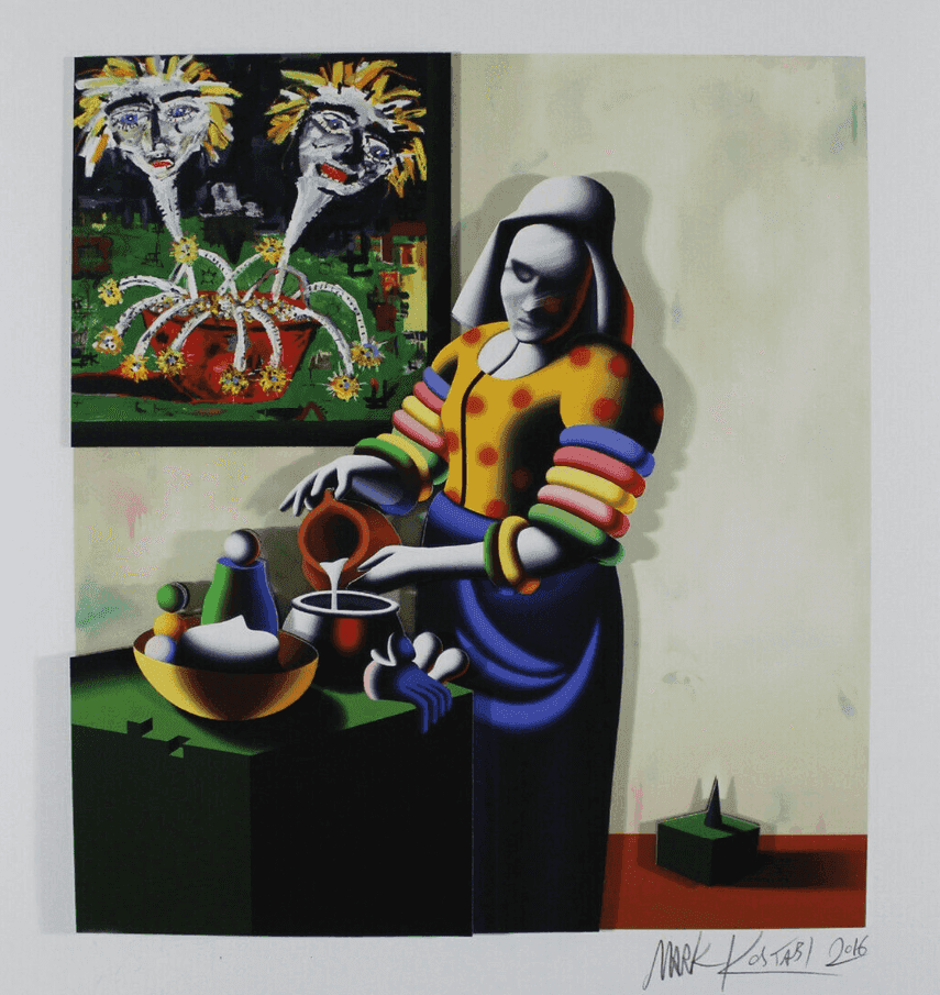 Mark Kostabi, ‘The Transfiguration’, 2016, Print, 3D-construction, null, Numbered, Dated