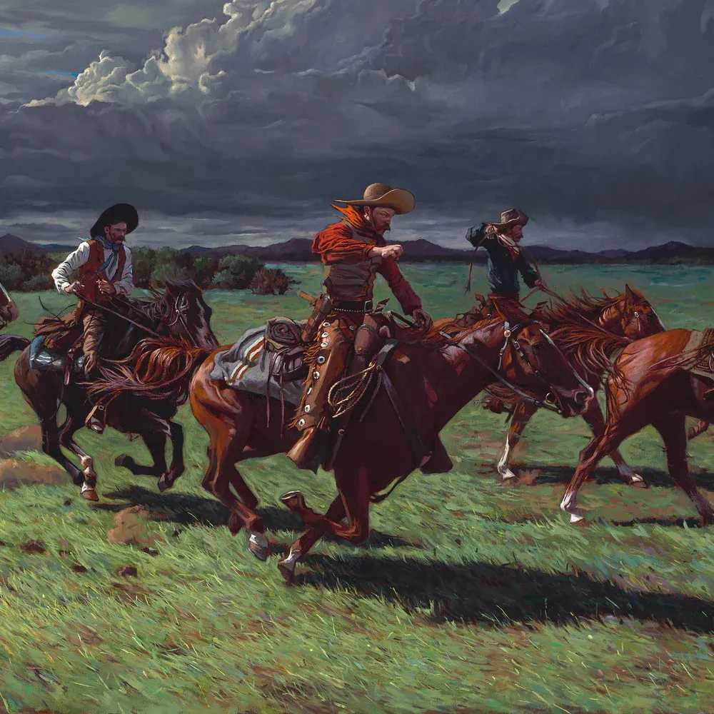Mark Maggiori, ‘Riders in The Storm’, 2022, Print, Print on paper, null, 
