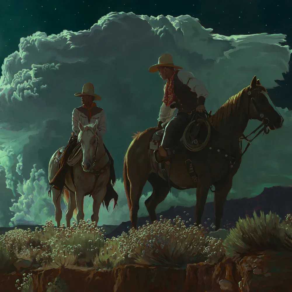 Mark Maggiori, ‘Riders of the Coyote Moon’, 2023, Print, Print on paper, null, 