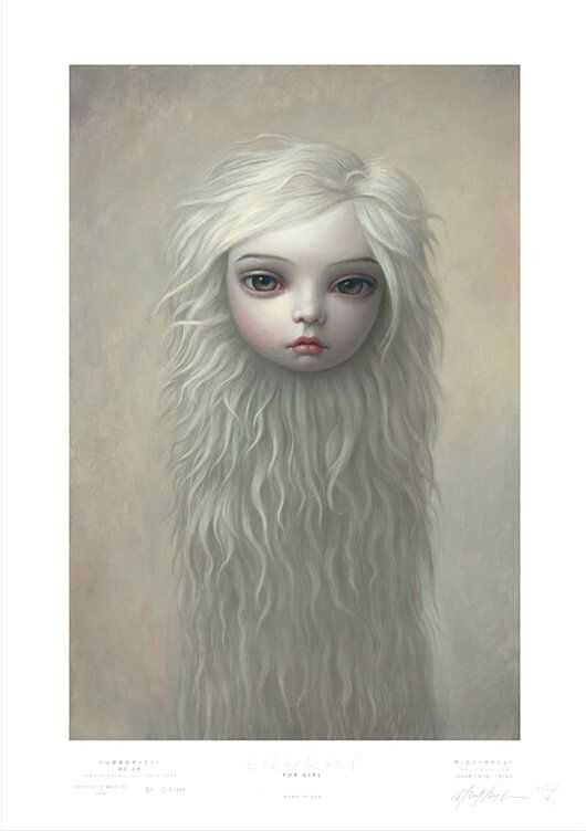 Mark Ryden, ‘Fur Girl’, 20-01-2009, Print, Offset lithograph, Porterhouse Fine Art Editions, Numbered