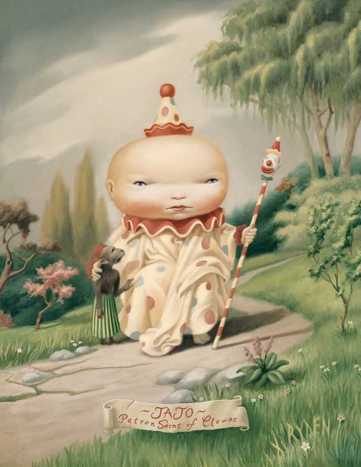 Mark Ryden, ‘Jajo, Patron Saint Of Clowns’, 2000, Print, Archival paper pigment, Porterhouse Fine Art Editions, Numbered