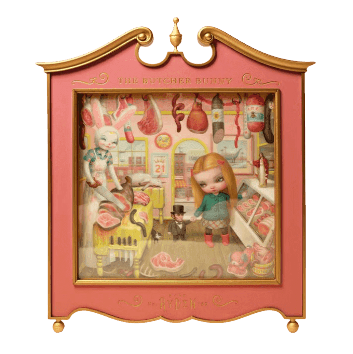 Mark Ryden, ‘The Butcher Bunny’, 2024, Print, Lenticular print, DDT, Numbered