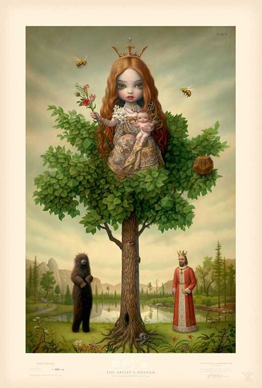 Mark Ryden, ‘The Tree Of Life’, 21-10-2010, Print, Offset lithograph, Porterhouse Fine Art Editions, Numbered