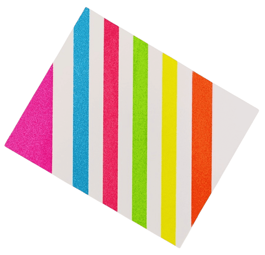 Martin Creed, ‘No. 3370’, 2019, Print, Screenprint with 6 colour hand applied fluorescent glitter on Somerset Tub Sized Satin Radiant White 410gsm, Counter Editions, 