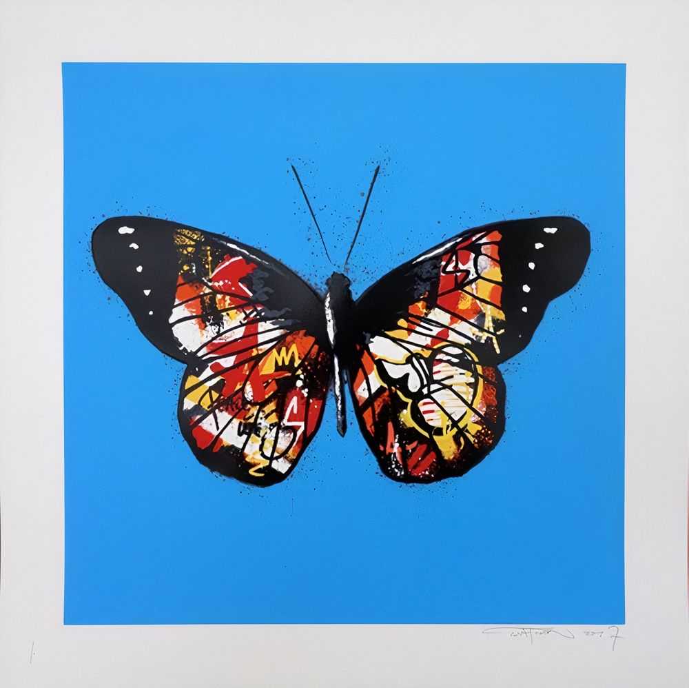 Martin Whatson, ‘Butterfly (Orange) (Special Edition)’, 2017, Print, Screenprint on 300gsm somerset paper, Rex Romae, Numbered, Dated