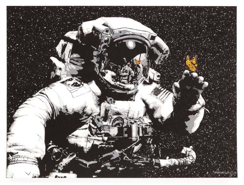 Martin Whatson, ‘Eternal Reflection (Orange)’, 2012, Print, 5 layer, hand pulled screenprint on 250gsm Fedrigoni paper, Self-released, Numbered, Dated