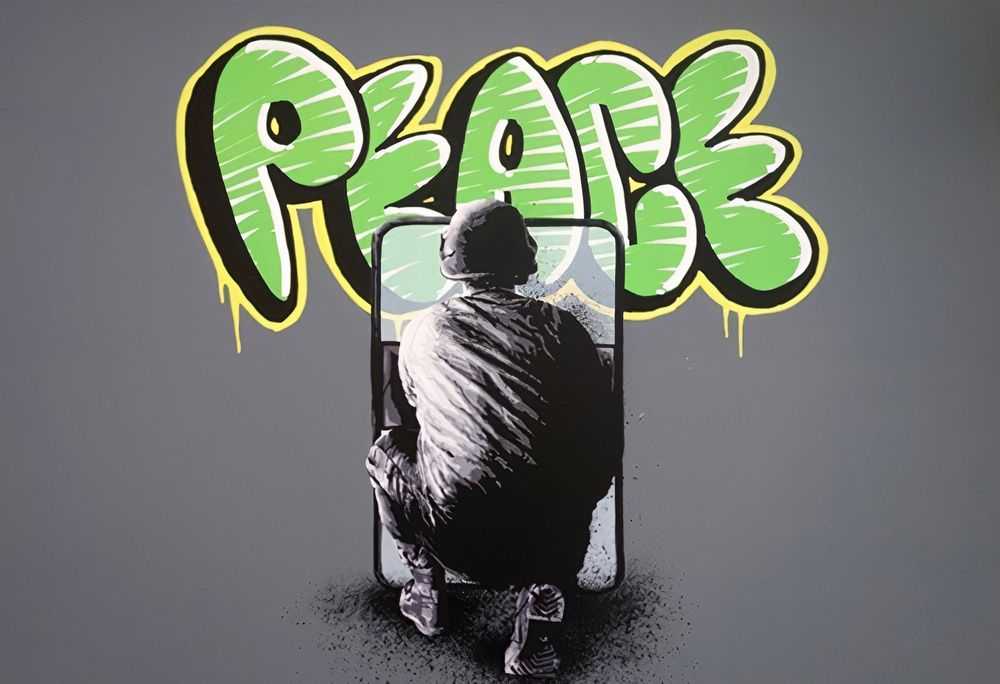 Martin Whatson, ‘Peace’, 2016, Print, 10 colour screenprint on 300gsm somerset paper, Graffiti Prints, Numbered, Dated