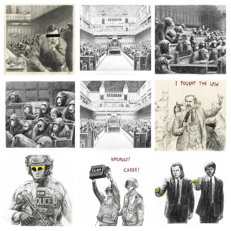 Mason Storm, ‘Collection (9 Mini-prints)’, 2021, Print, Set of 9 prints on 315gsm Innova Paper, Stowe Gallery, 