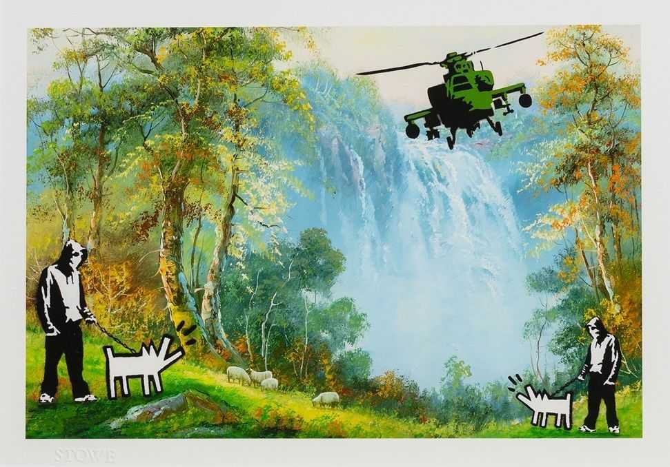 Mason Storm, ‘Haring of the Dog’, 2021, Print, Screen print on 315gsm Innova Soft White fine art paper, Stowe Gallery, 