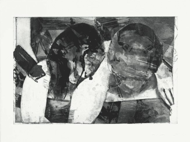 Matt Saunders, ‘Kitty Winn, Al Pacino 1’, 2015, Print, Open bite, Soap ground aquatint, Soft ground etching, Spit bite aquatint, Sugar lift aquatint on Hahnemühle Bütten 350g, null, Numbered