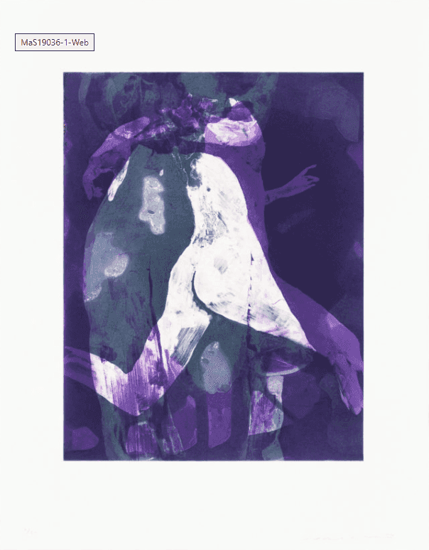 Matt Saunders, ‘Two Losses’, 2019, Print, Open bite, Soap ground aquatint, Spit bite aquatint on Hahnemühle Bütten 300g, null, Numbered