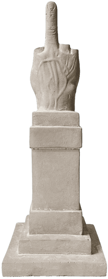 Maurizio Cattelan, ‘LOVE (Grey)’, 2014, Sculpture, Concrete, Seletti, 