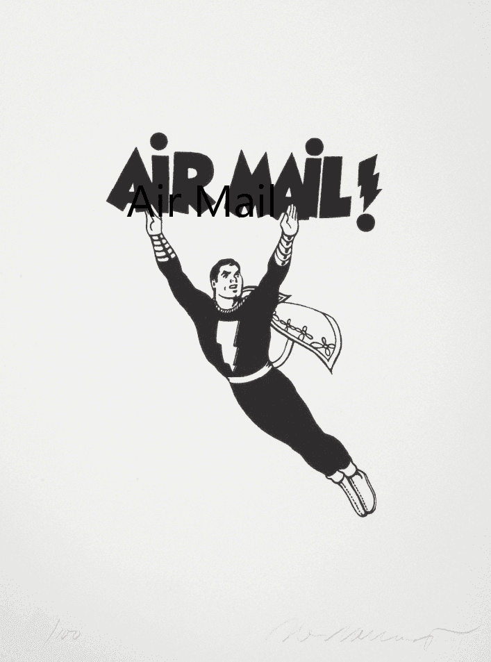 Mel Ramos, ‘Air Mail’, 2000, Print, Screenprint on paper, null, Numbered