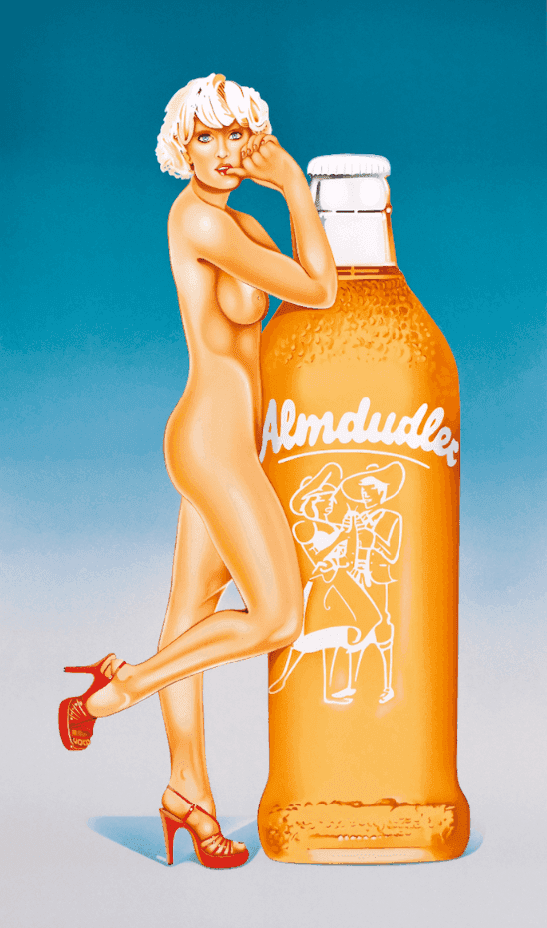 Mel Ramos, ‘Almdudler’, 2017, Print, Lithograph on paper, null, 