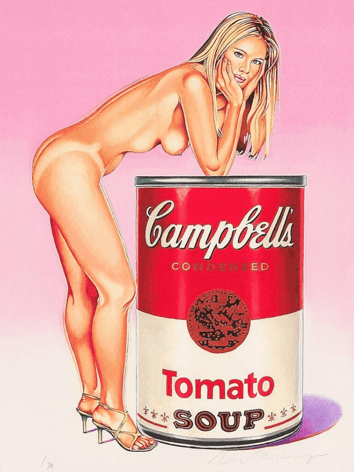 Mel Ramos, ‘Campbell's Soup II’, 2016, Print, Offset lithograph on paper, Levy Galerie, Numbered
