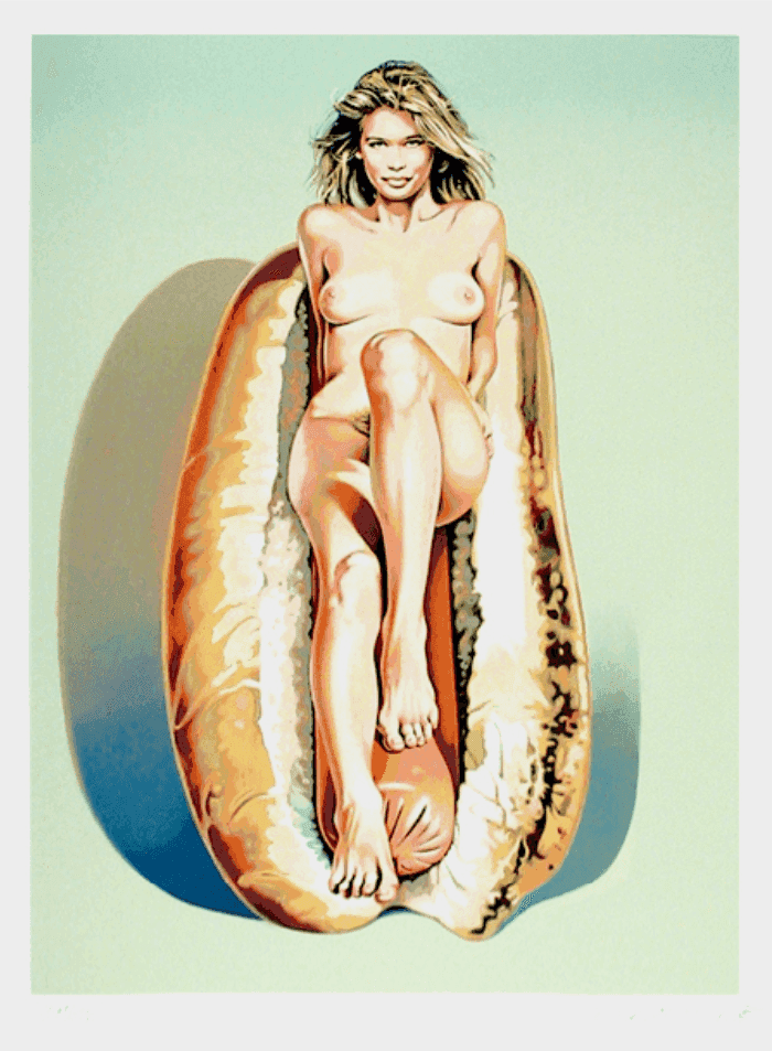 Mel Ramos, ‘Doggie Dinah’, 1995, Print, Lithograph, null, Numbered