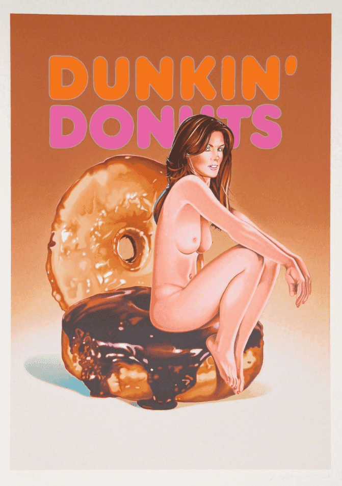 Mel Ramos, ‘Dunkin' Donuts’, 2006, Print, Lithograph, null, Numbered