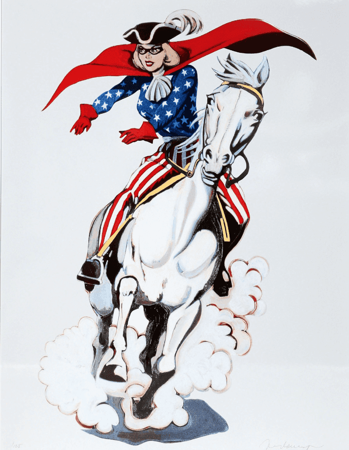Mel Ramos, ‘Miss America’, 2008, Print, Enamel on Steel, null, Numbered