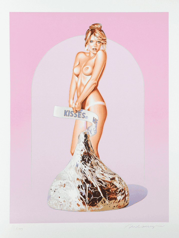 Mel Ramos, ‘Miss Kiss’, 2012, Print, Lithograph, null, Numbered