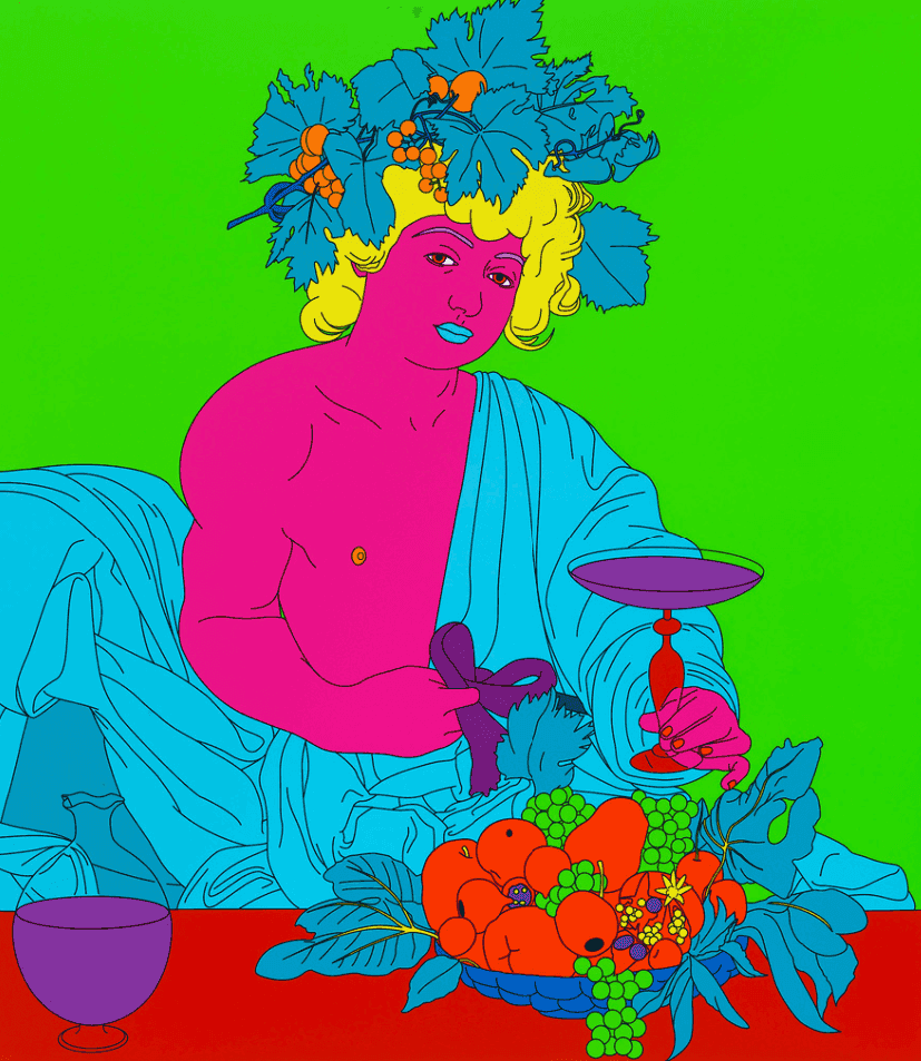 Michael Craig-Martin, ‘Caravaggio (Green)’, 2022, Print, Pigment print on Somerset Satin Photo Paper 300gsm, Cristea Roberts Gallery, Numbered, Dated