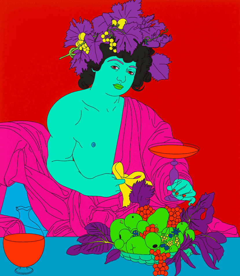 Michael Craig-Martin, ‘Caravaggio (Red)’, 2022, Print, Pigment print on Somerset Satin Photo Paper 300gsm, null, Numbered, Dated