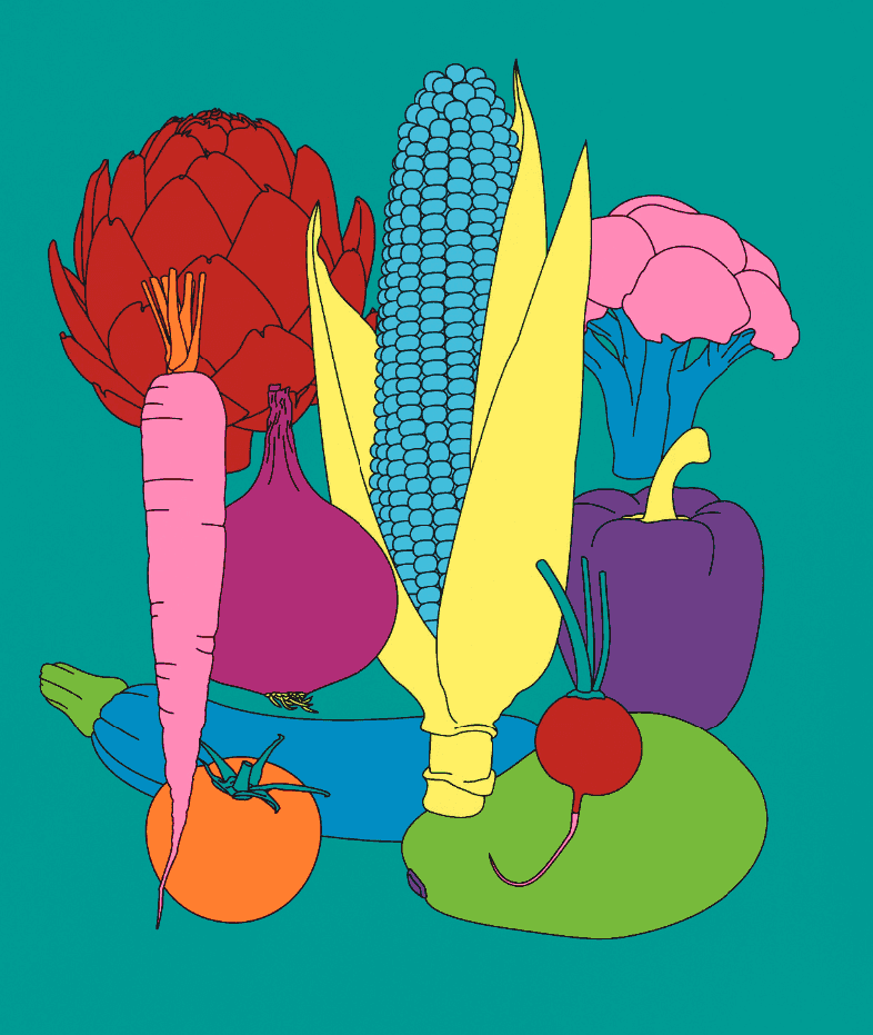 Michael Craig-Martin, ‘Domesticated Vegetables’, 2022, Print, Screenprint, null, 